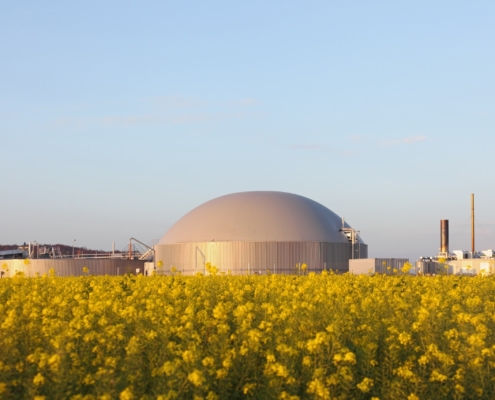 Biokol test i biogasanläggning på Gotland